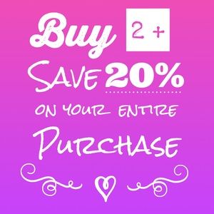 🔥20% off 2 or More!🔥